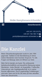 Mobile Screenshot of kamphausen-schneider.eu